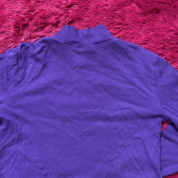 Purple turtleneck sweater - Picture 9 of 10
